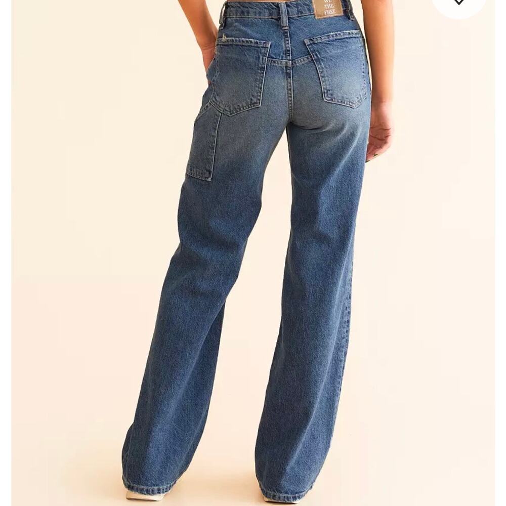 We The Free Tinsley Baggy High Rise Wide Leg Jeans Size 26 Raw Hem,
OB1588873 - Picture 14 of 15